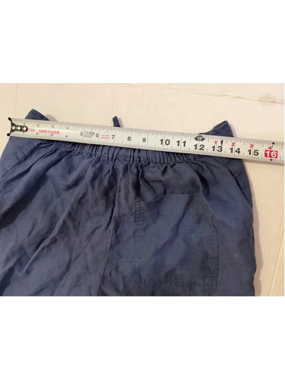 Women's Everlane Linen Trousers Size 2 Blue